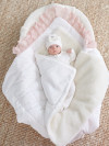 Зимний конверт на овчине Luxury Baby розовый фото 2 &mdash; МамаЭмма