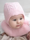 Зимняя шапочка капор для девочки фото 4 &mdash; МамаЭмма