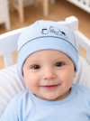 Шапка без завязок Baby для новорожденных, хлопок фото 3 &mdash; МамаЭмма