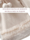Детское платье со съемным воротником Caramell, кремовый фото 5 &mdash; МамаЭмма