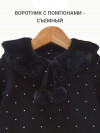 Черное платье для девочки Caramell фото 3 &mdash; МамаЭмма