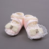 Пинетки на выписку с бисером и кружевом Бантики фото 3 &mdash; МамаЭмма