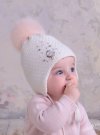 Белая шапочка для новорожденных Mialt Карусель фото 1 &mdash; МамаЭмма