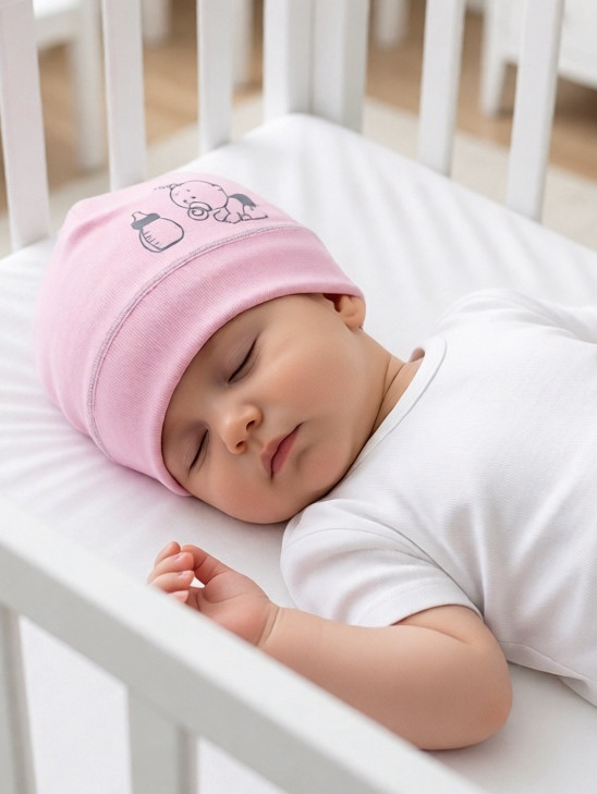 Шапочка хлопковая без завязок Baby фото 1 &mdash; МамаЭмма