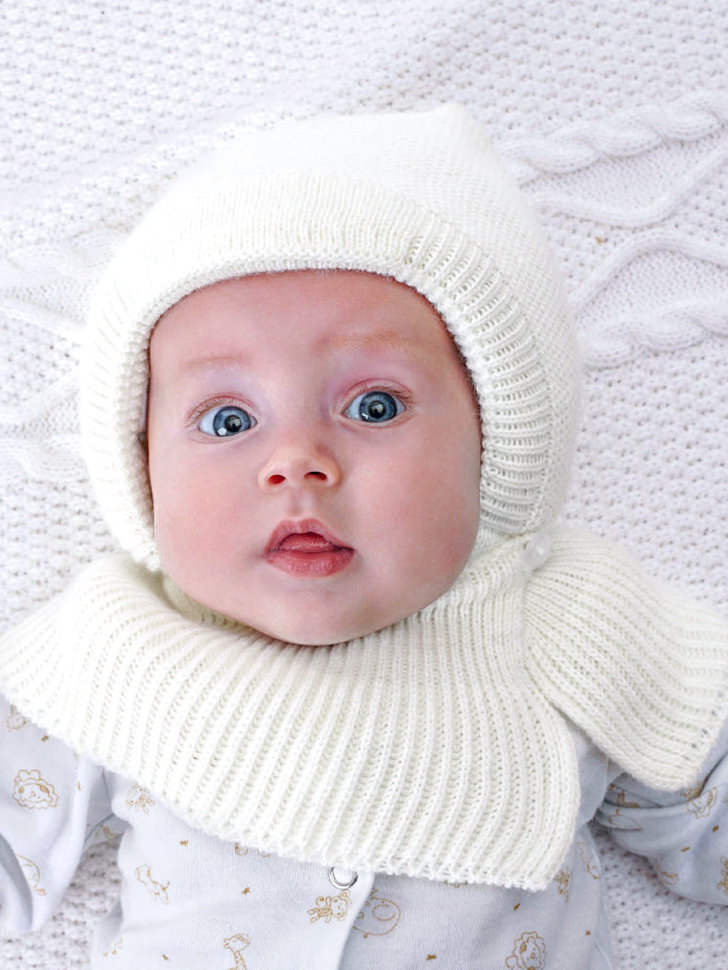 Капор зимний Baby Журавлик утепленный фото 1 &mdash; МамаЭмма