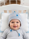 Шапочка вязаная для малышей Jamiks Bambino тонкая хлопковая фото 2 &mdash; МамаЭмма