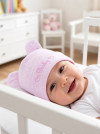 Ажурная шапочка для новорожденной малышки Baby, Карапузик фото 3 &mdash; МамаЭмма