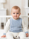 Комбинезон без капюшона BabyDola белый фото 2 &mdash; МамаЭмма