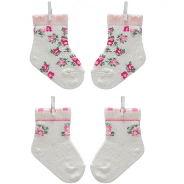 Комплект носков Caramell Rose, белые