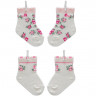 Комплект носков Caramell Rose, белые