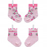 Носочки для девочки бесшовные Caramell Rose 2 пары