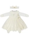 Платье на выписку для новорожденных Luxury Baby​, 3 предмета фото 3 &mdash; МамаЭмма